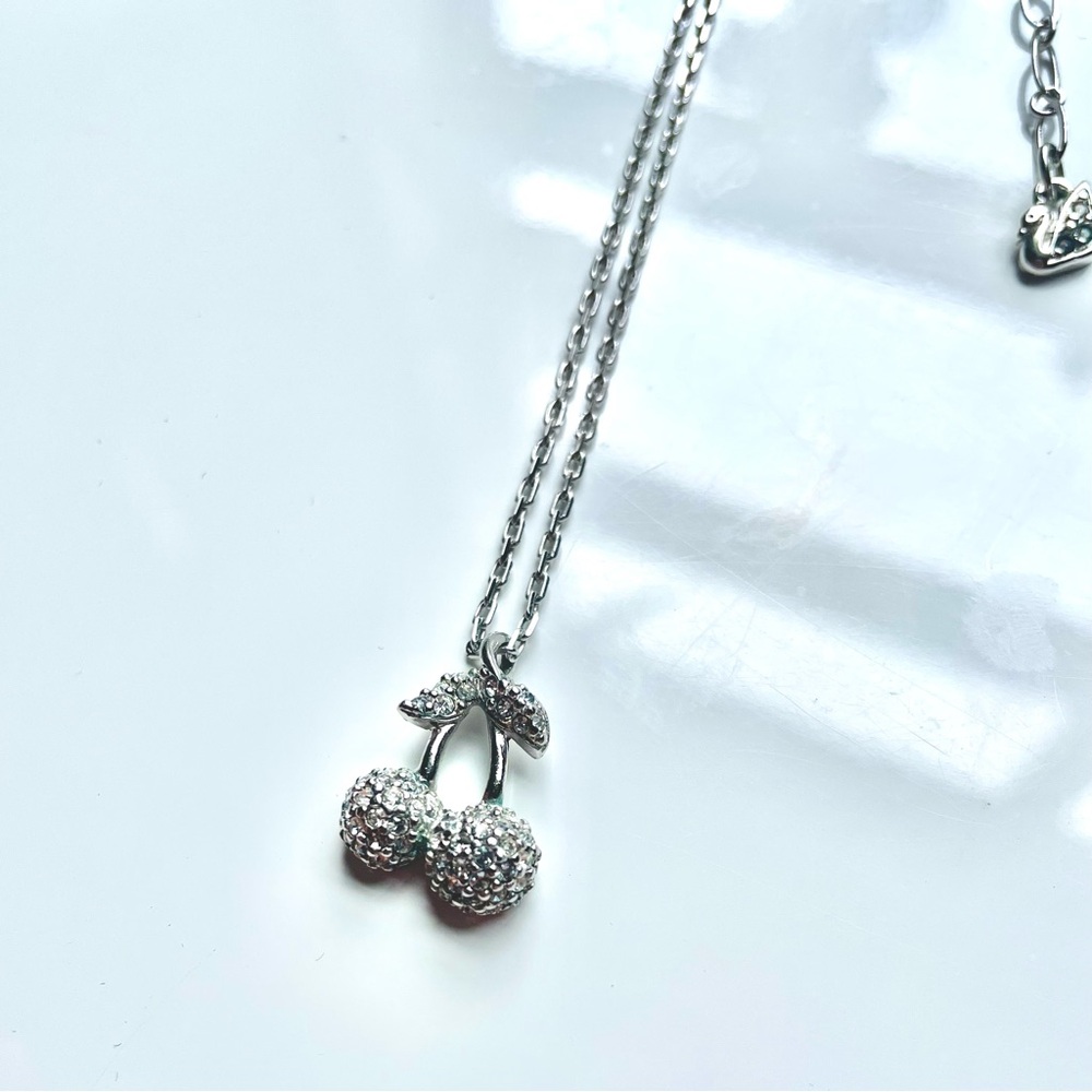 Swarovski Crystal Cherry Necklace